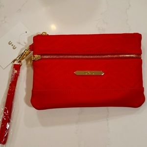 U + U Red Clutch with Wristband
